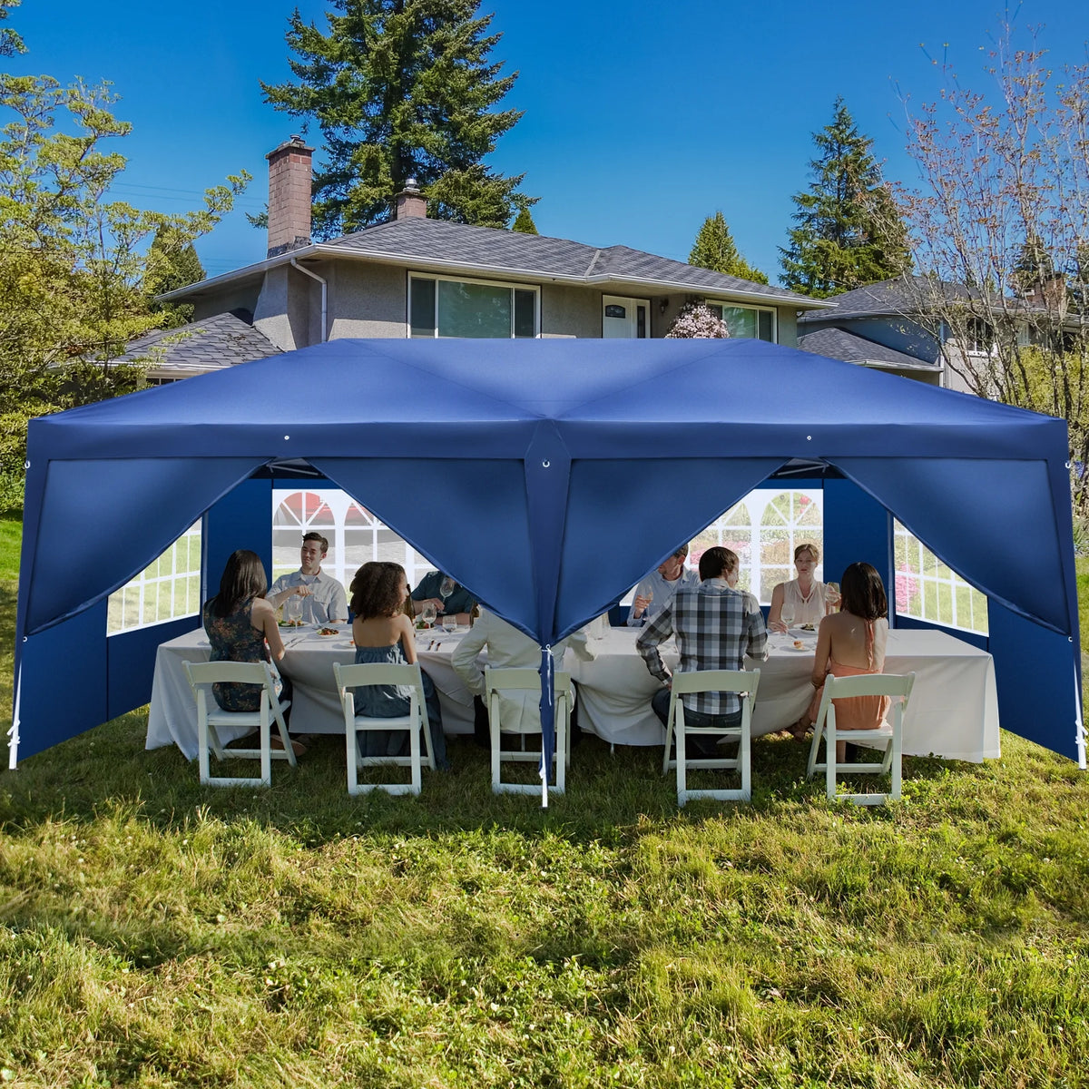 10'x20' Pop Up Canopy Tent with Carry Bag T570015