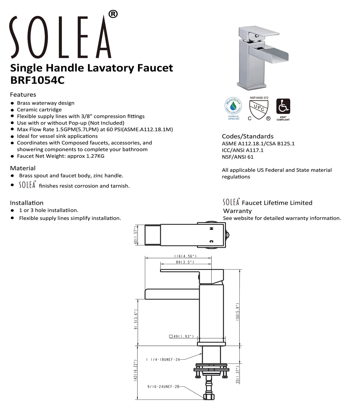Chrome Bathroom Faucet X565784
