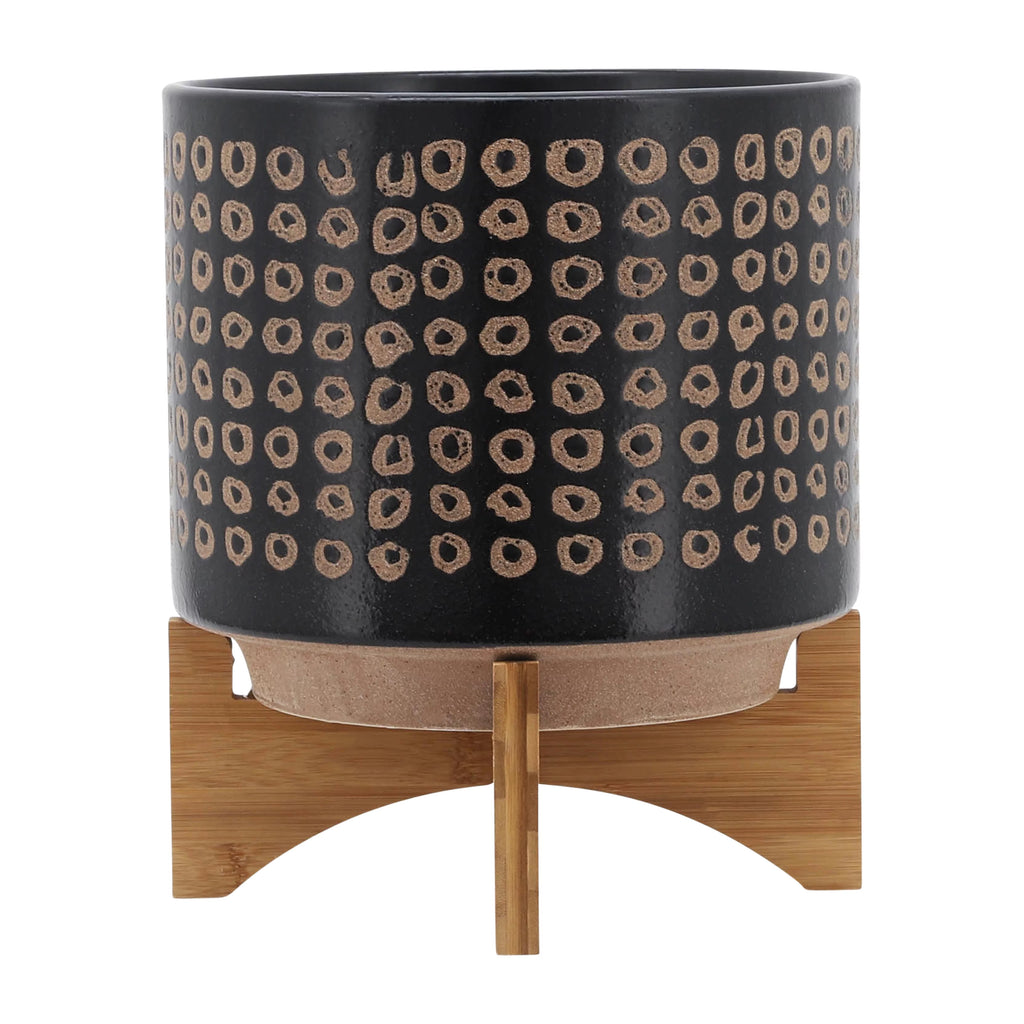 Ceramic Planter On Stand G582