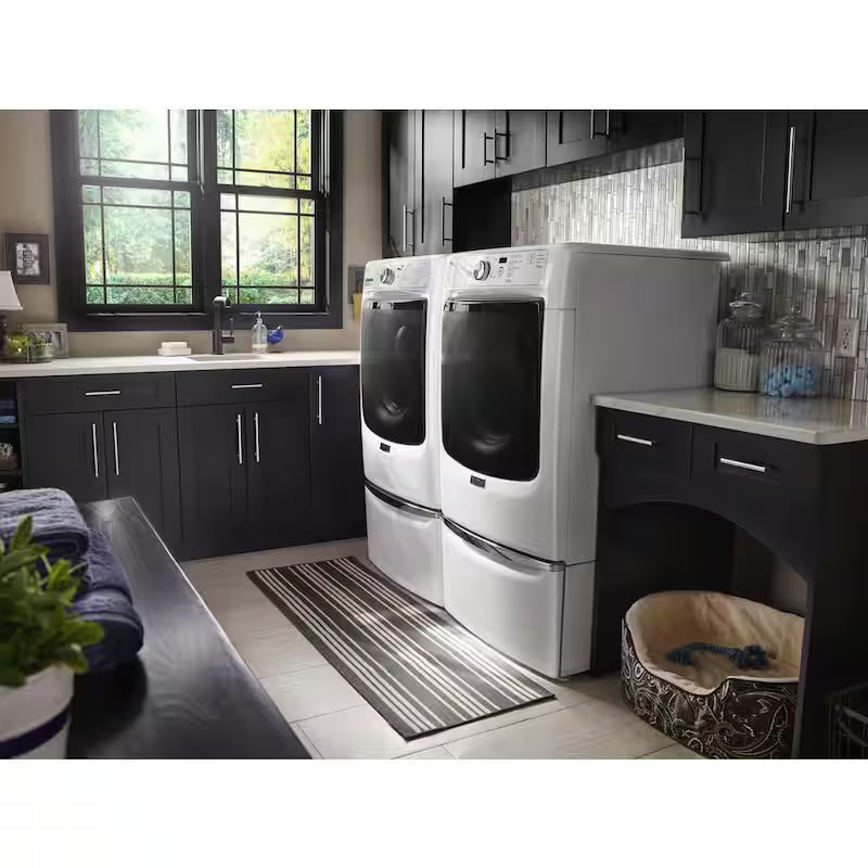 White Pedestal with Storage B66846