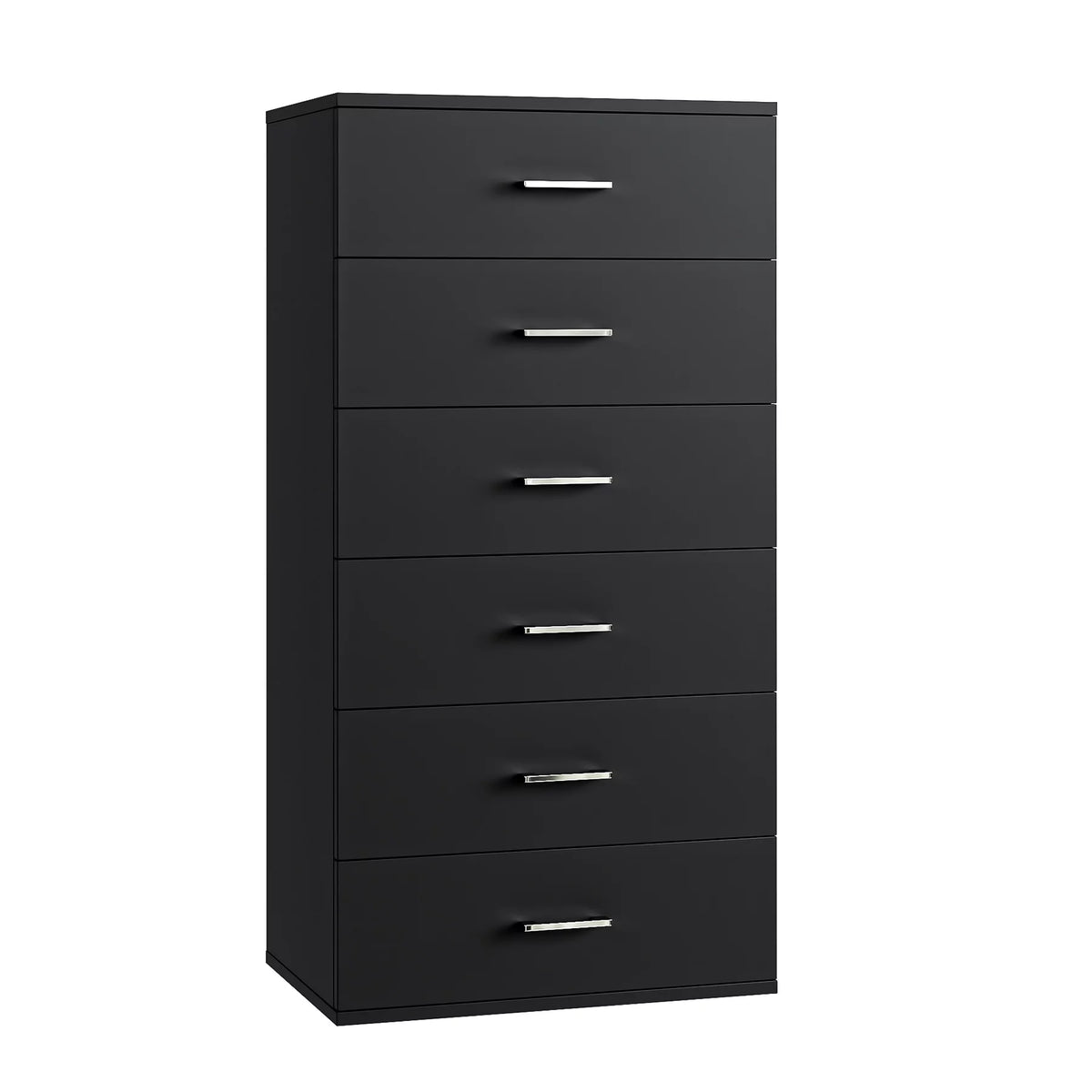 White 6 Drawer Wood Dresser W28392