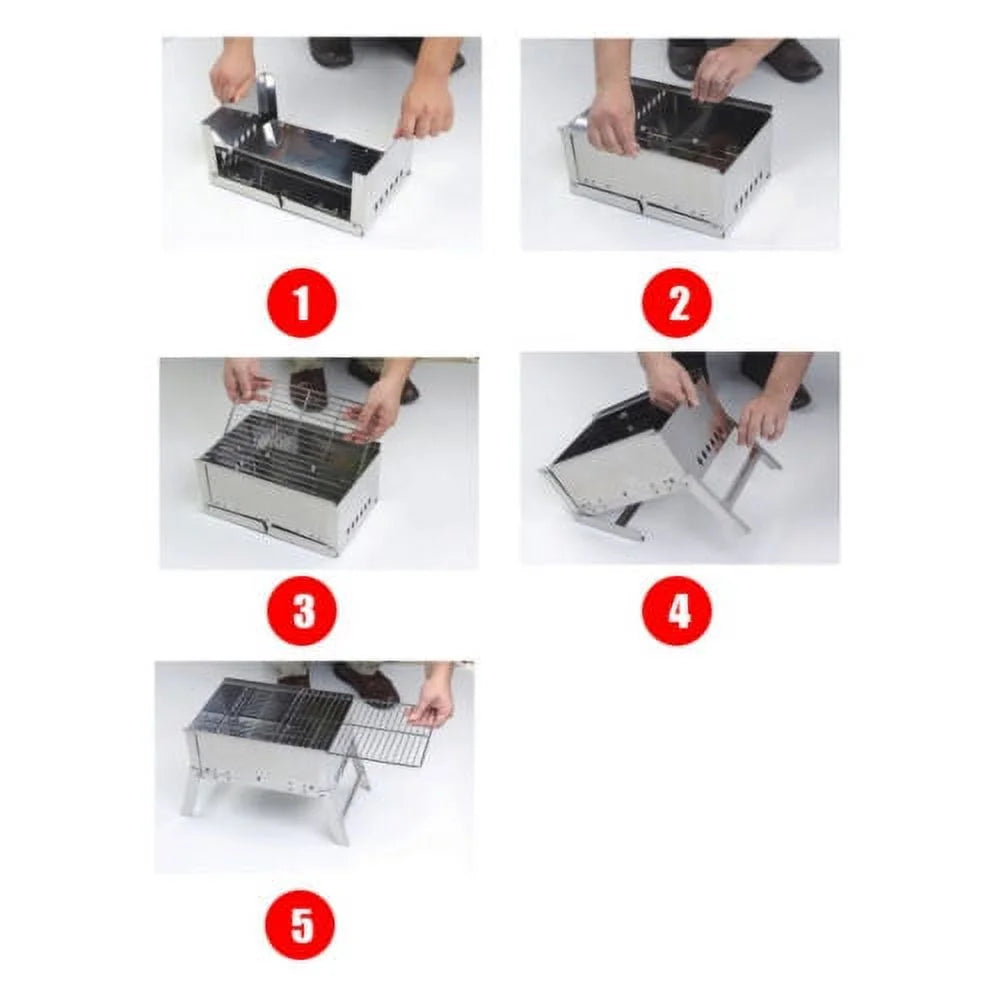 Portable Charcoal Barbecue Grill M54495