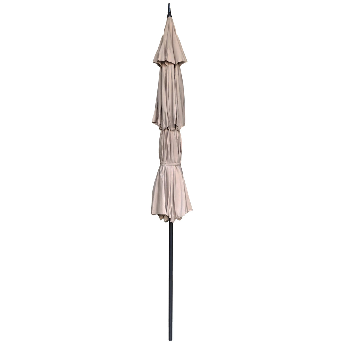 9ft Tan Patio Umbrella with Crank R55941