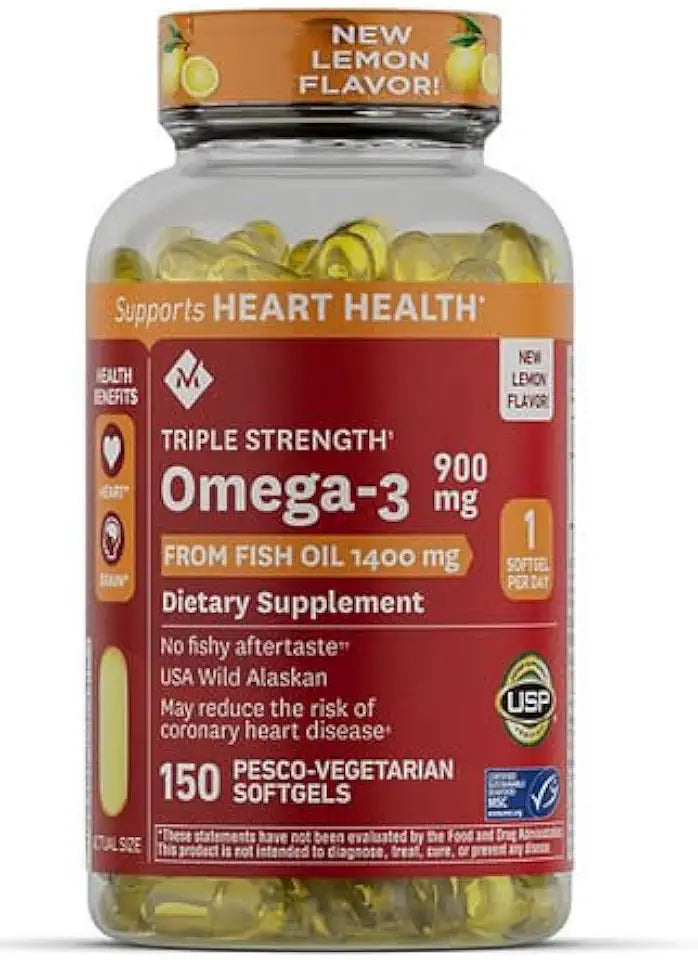 Triple Strength Fish Oil Softgels 150 ct B440980