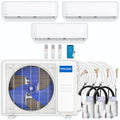 30,000 BTU 3 Zone Ductless Mini Split Air Conditioner and Heat Pump C5945
