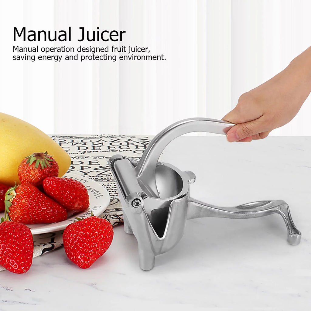 Manual Juicer Lemon Orange Squeezer Aluminum Portable N311