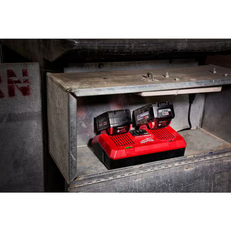 18-Volt Lithium-Ion Dual Bay Rapid Battery Charger B7012