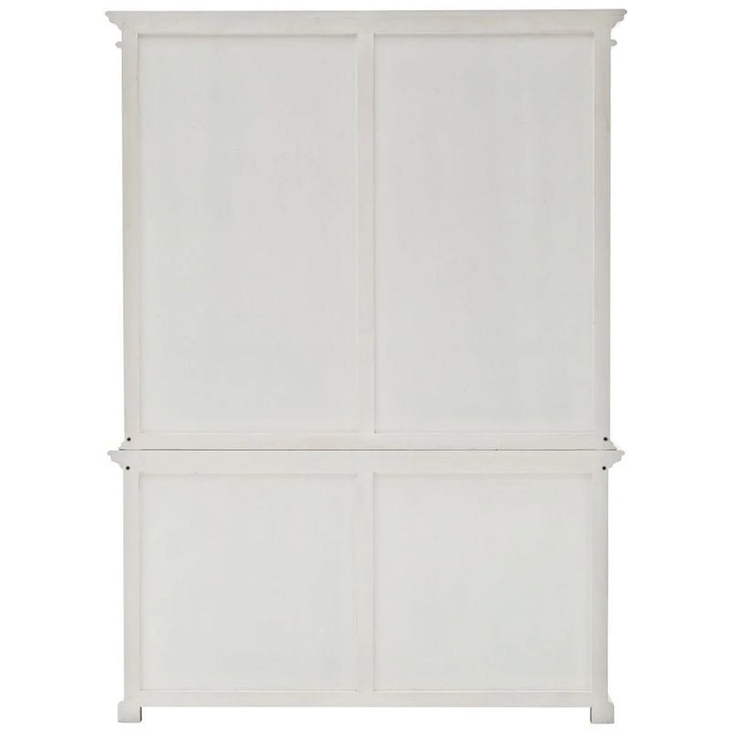 Storage Cabinet with Hutch in Pure White I98814