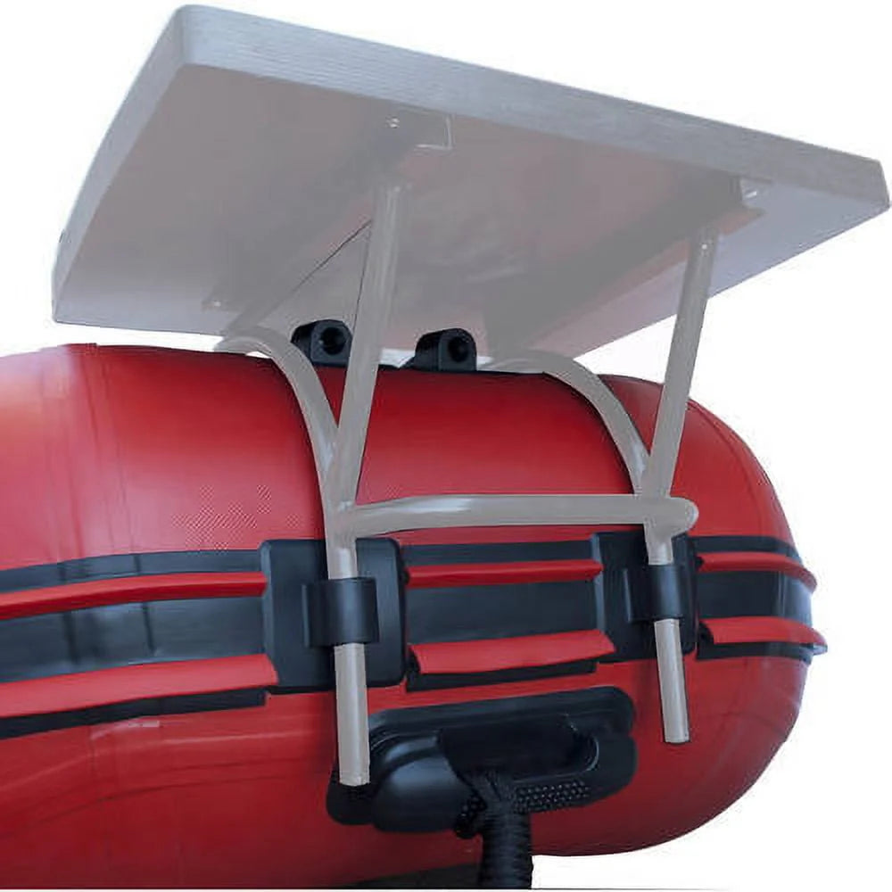 Inflatable Boat with Aluminum Floor 12.5 ft Black U95387