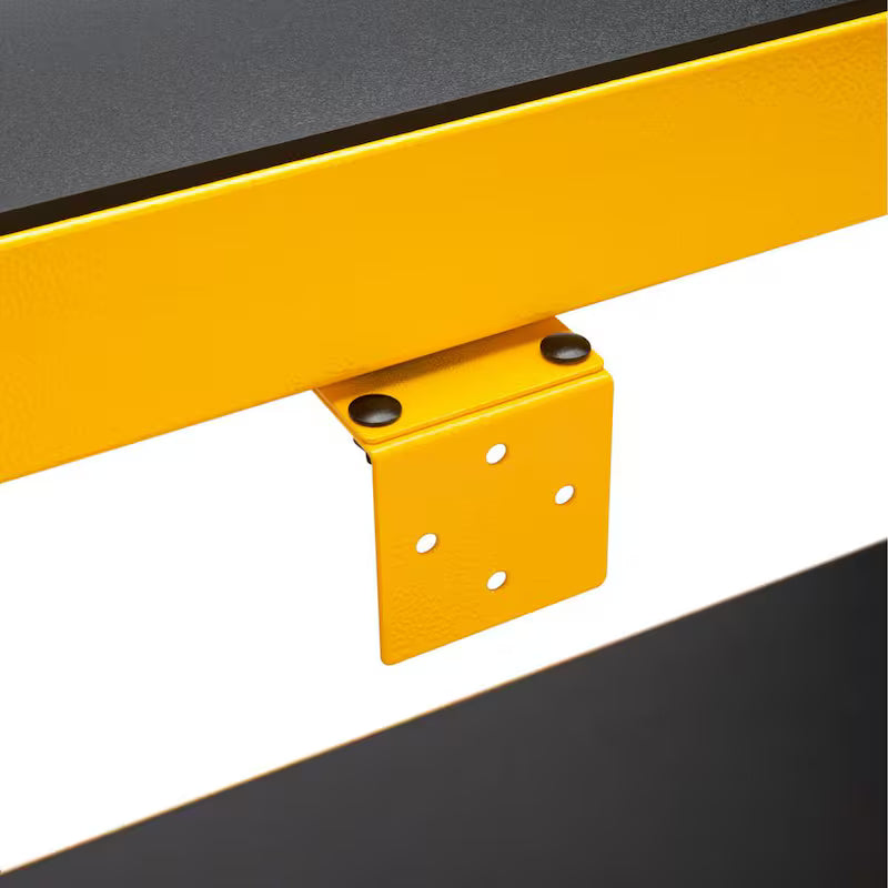 Yellow 3-Tier Steel Storage Shelving Unit X44207