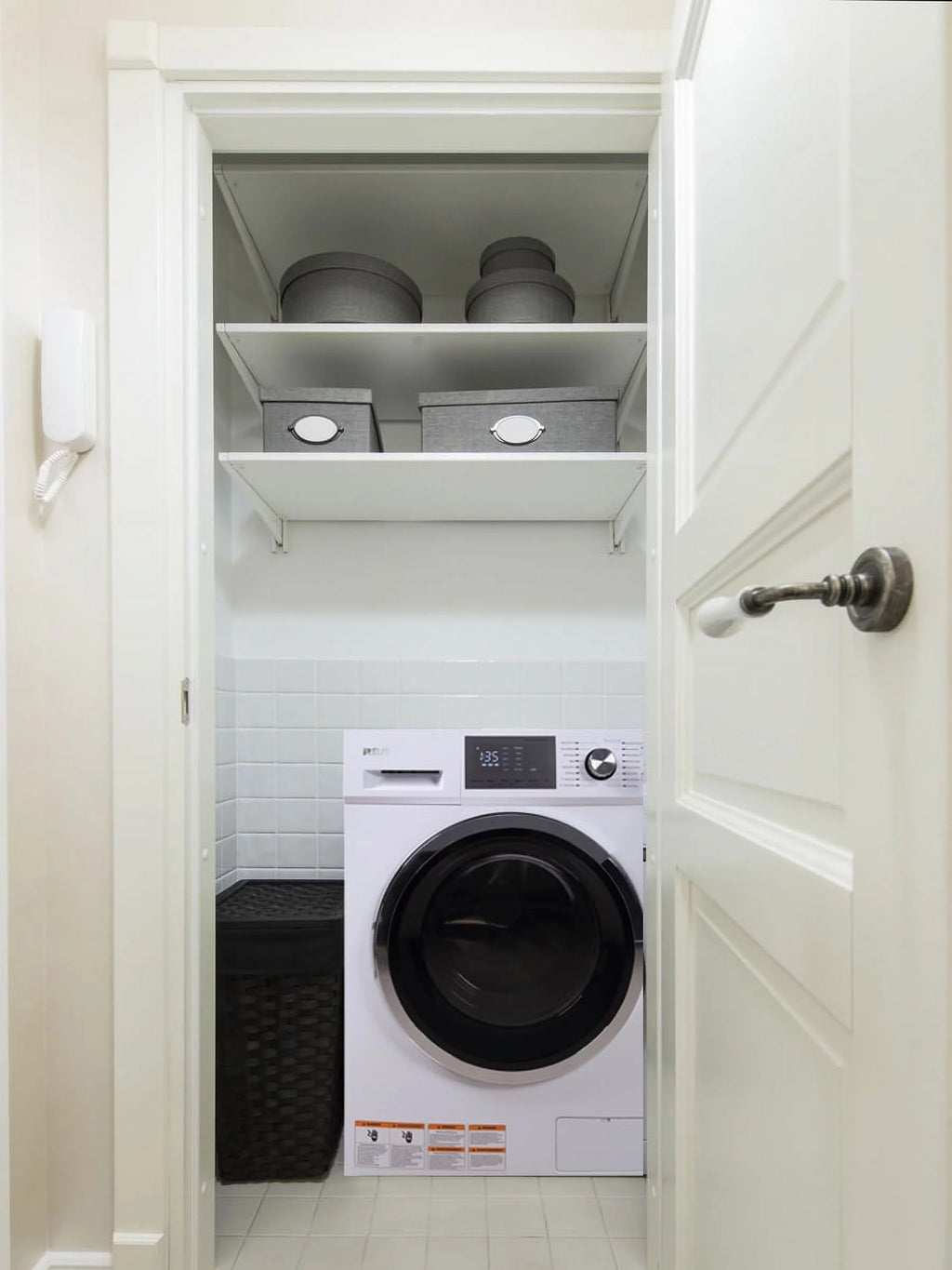 White 2.7 cu ft Front Loading Combo Washer and Dryer H9061