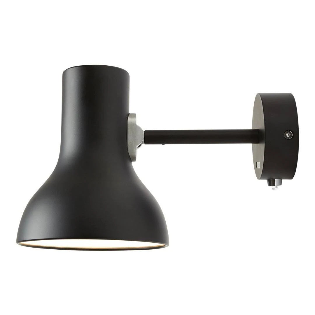 Jet Black Wall Light M4167