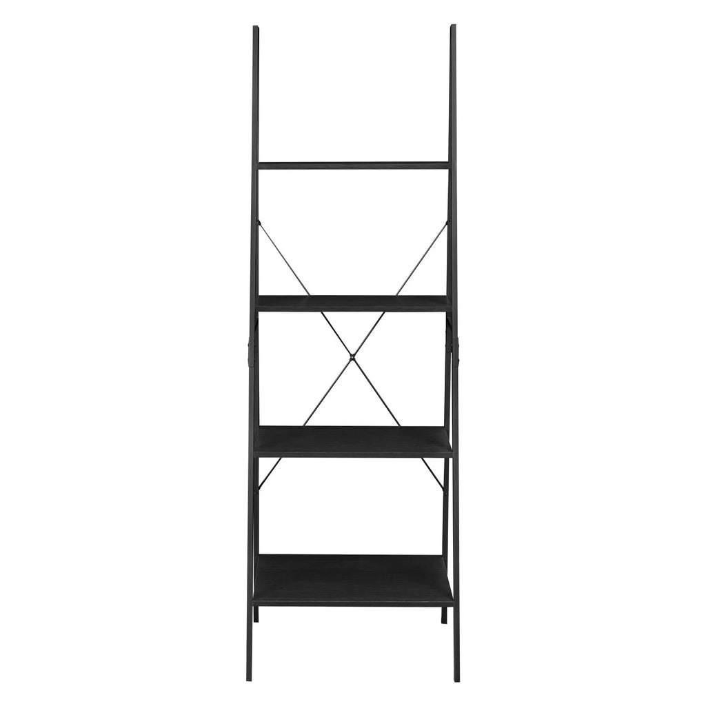 72 in. Urban Walnut Ladder Bookcase L839