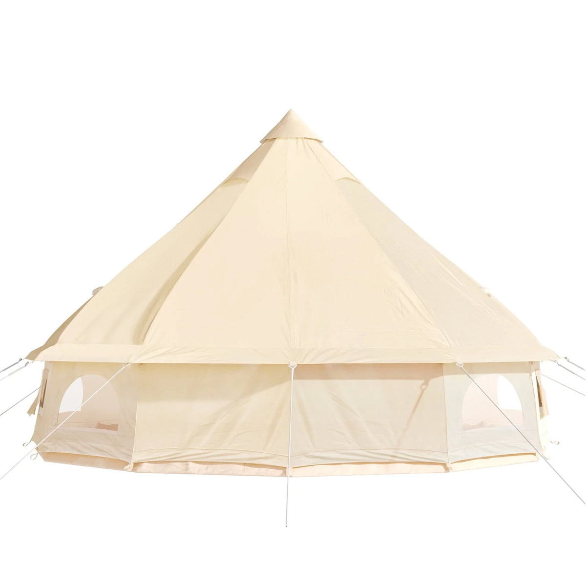 Canvas Bell Tent with Stove Jacket Waterproof 4 Seasons O158957