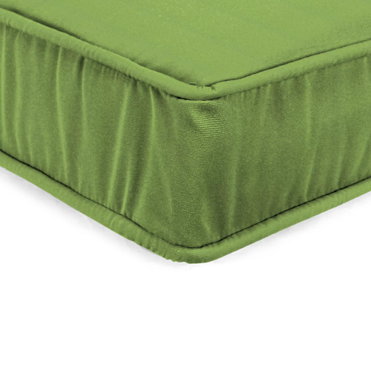 Green Square Outdoor Deep Seat Cushion with Ties Z2818