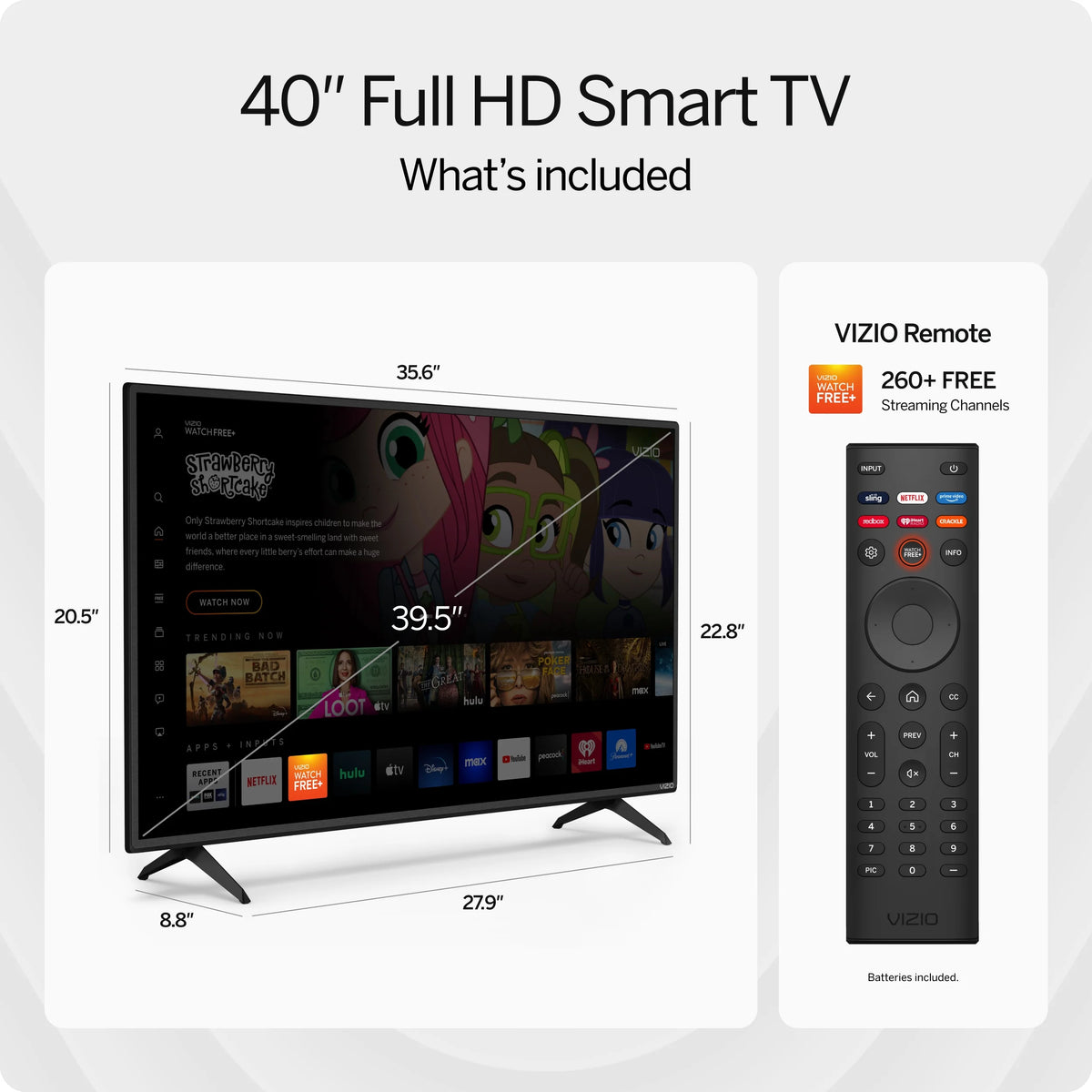 40 Class FHD LED Smart TV S75739