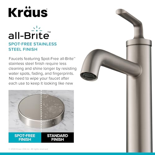 Single Handle Vessel Sink Bathroom Faucet with Pop-Up Drain in Brushed Gold Y20936