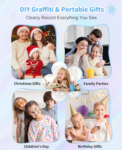Instant Print Kids Camera 48MP 1080P with 32GB Card P43379