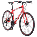 Red 21 Speed Hybrid Bike J550