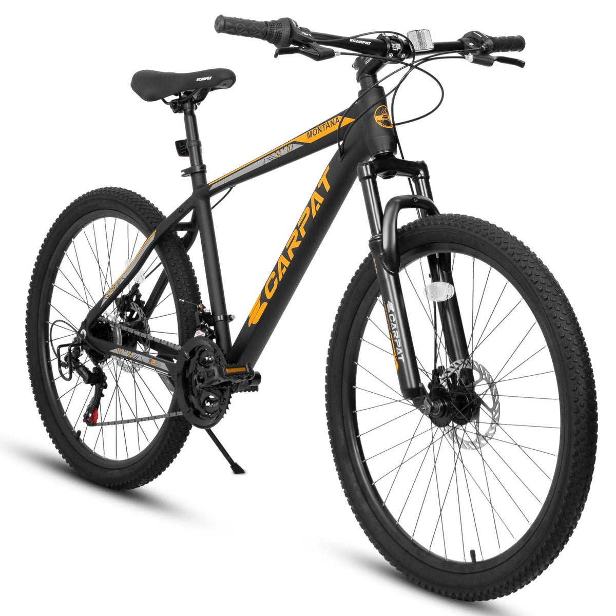 24 inch Mountain Bike with 21 Speed Drive, Dual Disc Brake, Front Suspension X814971