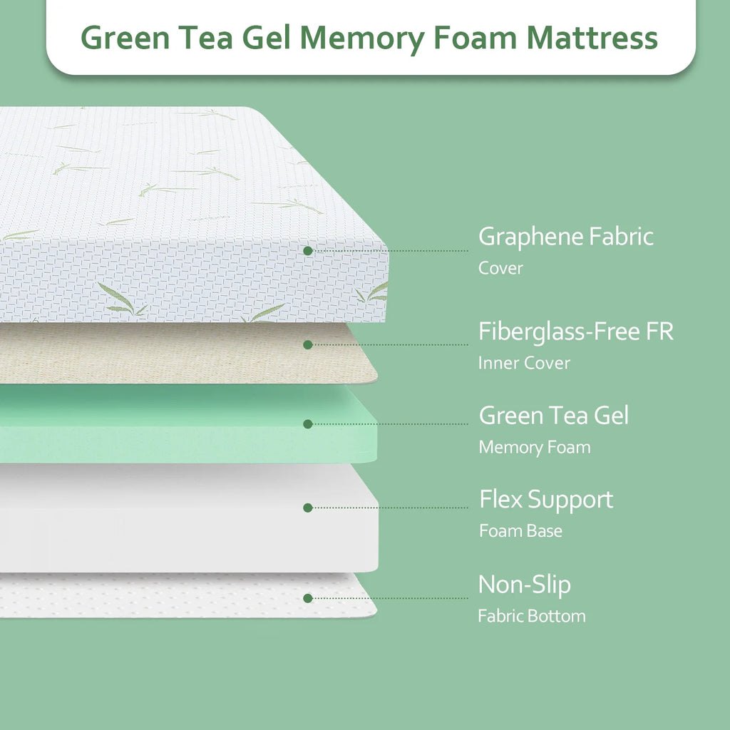 6 inch Twin Size Gel Memory Foam Mattress G87296