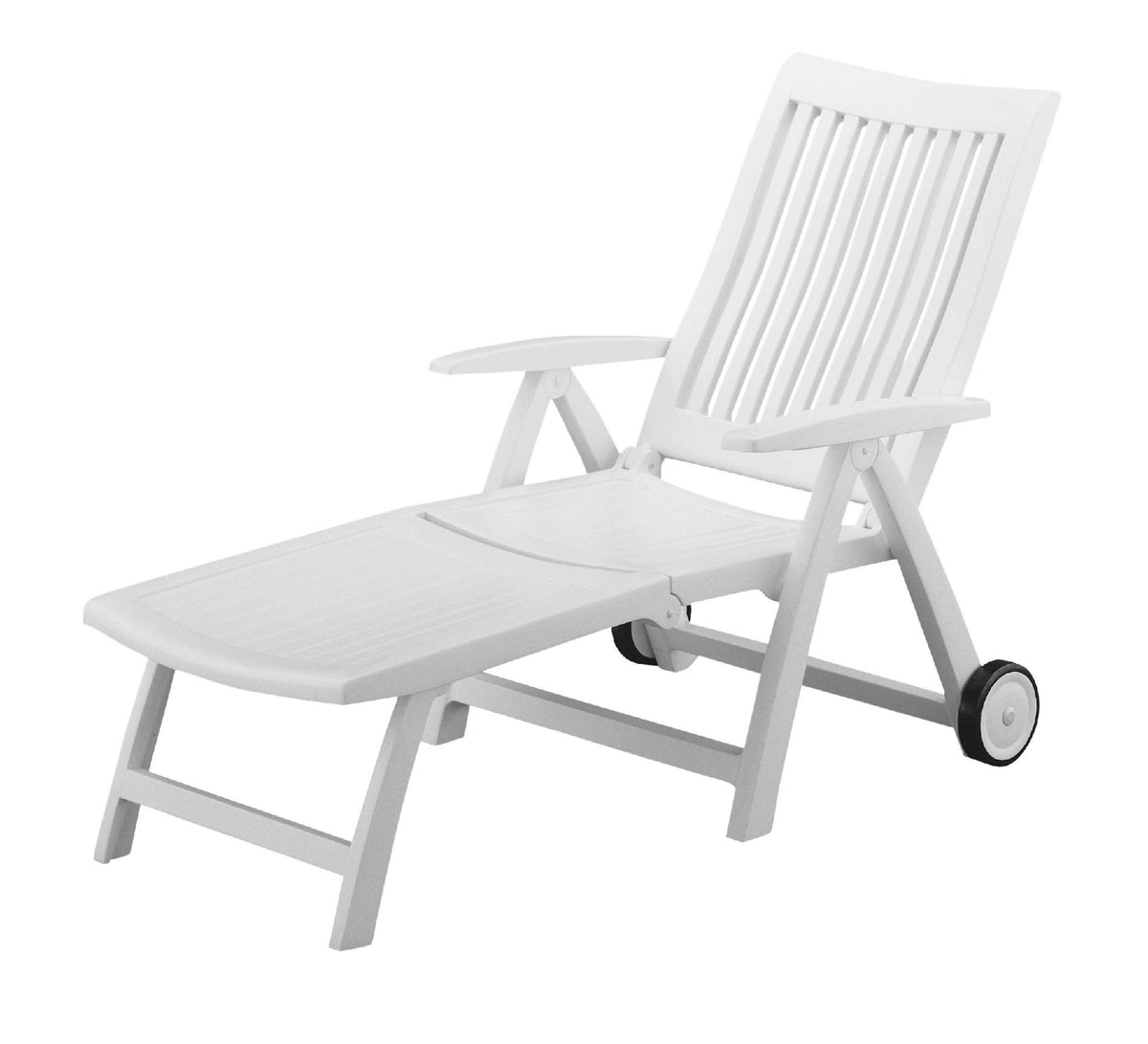 Foldable Resin Patio Lounger R512254