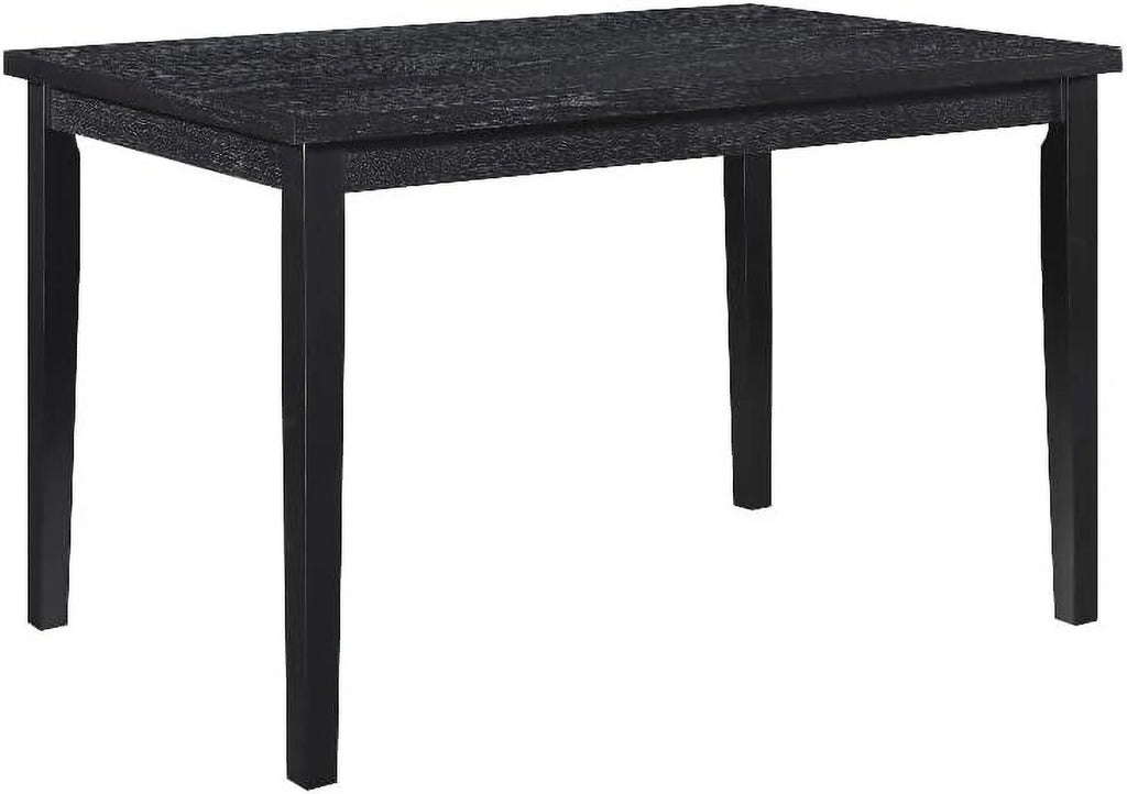 Black Wood Dining Room Table V915