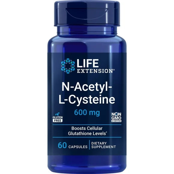 N-Acetyl-L-Cysteine 600 mg 60 Capsules B25862