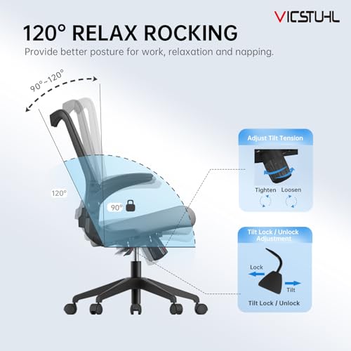 Ergonomic Mesh Office Chair with Wheels H773