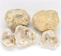 Natural Crystal Rough Agate Geode Raw Quartz Mineral Specimen 5PCS P4974