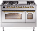 48 Dual Fuel Propane Gas Range Stainless Steel R777
