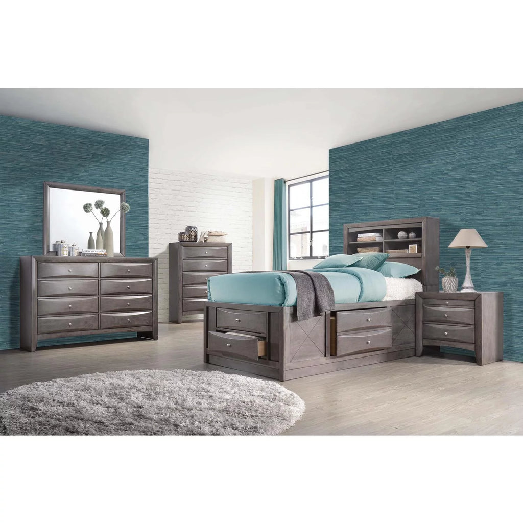 Twin Storage 6PC Bedroom Set U7396