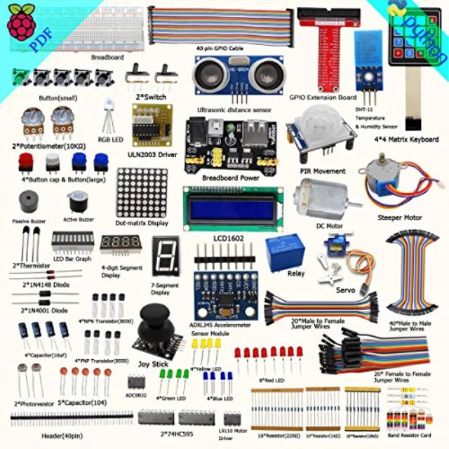 Raspberry Pi 3 2 Model B/B+ Starter Learning Kit T102