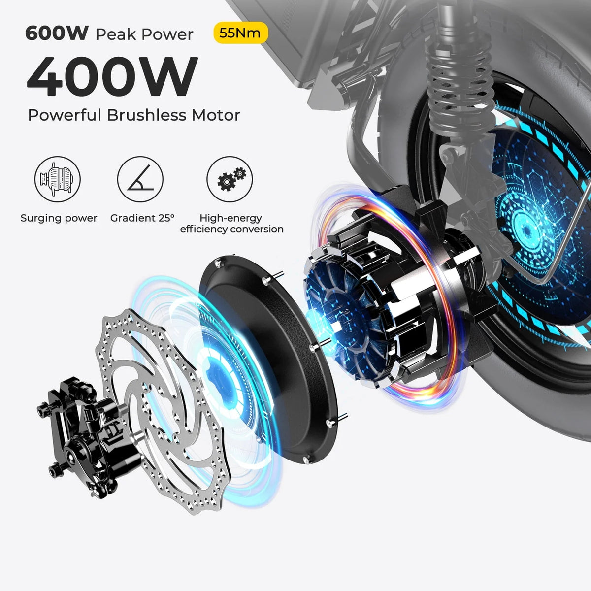 Folding Electric Bike 400W 48V 13Ah J296