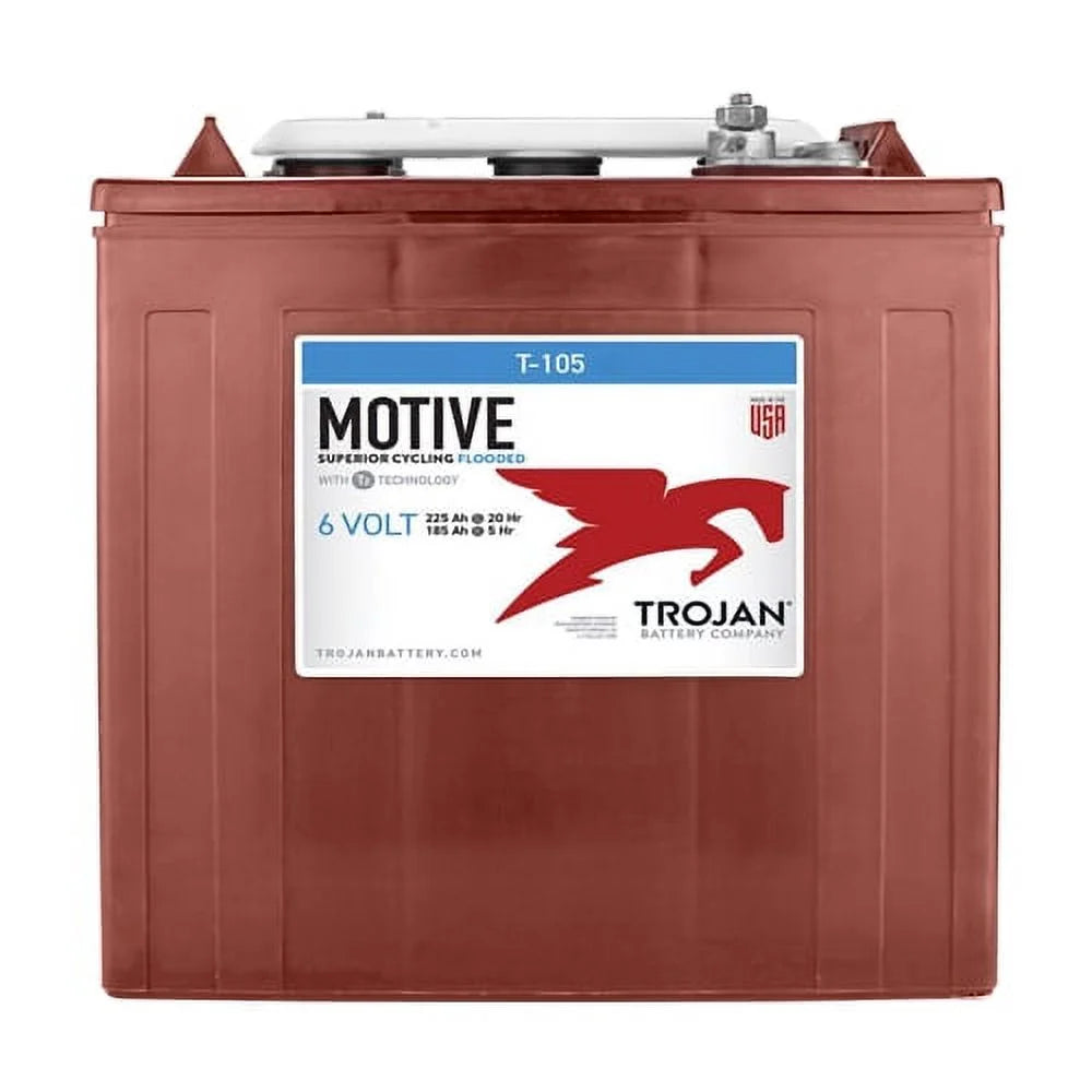 6V 225Ah Deep Cycle Flooded Lead Acid Battery x2 W32615