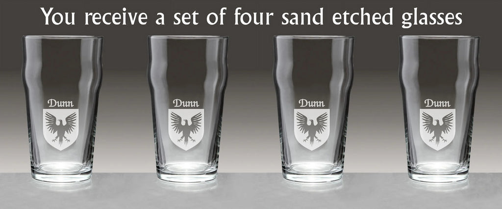 Irish Coat of Arms Pub Glasses Set of 4 N80082