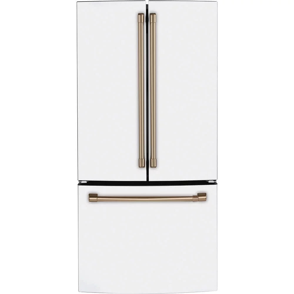 33 Wide 18.6 Cu. Ft. Counter Depth French Door Refrigerator Matte White U2987