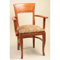 Chocolate Chips Biedermeier Armchair Walnut Frame D409008