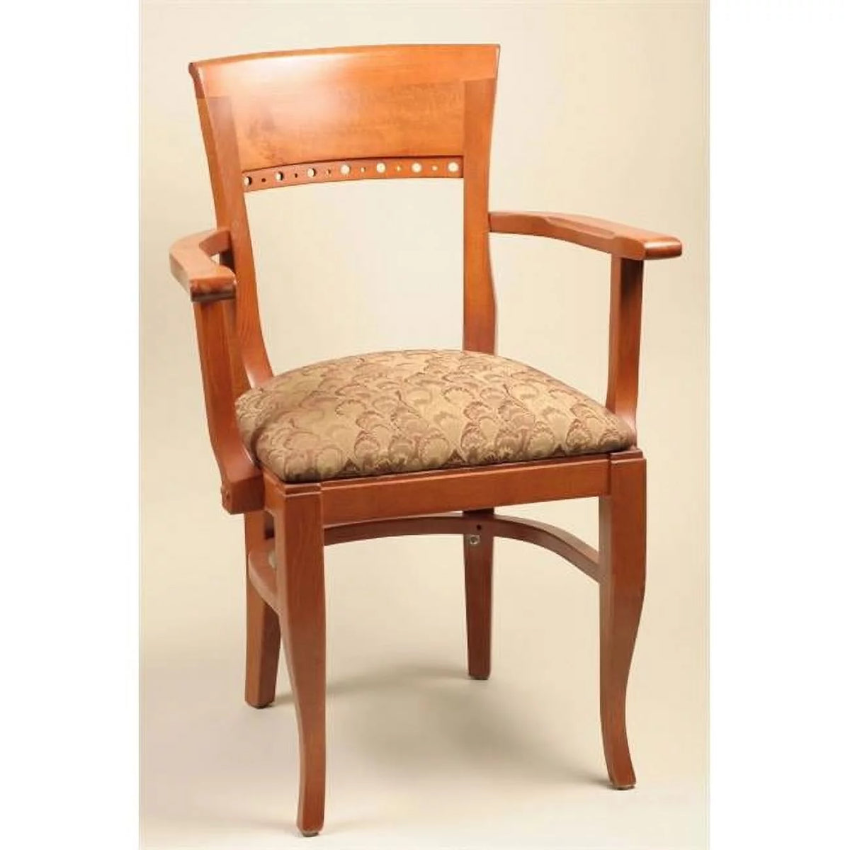 Chocolate Chips Biedermeier Armchair Walnut Frame D409008