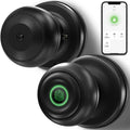 Smart Fingerprint Door Lock with App Control, Black Q743
