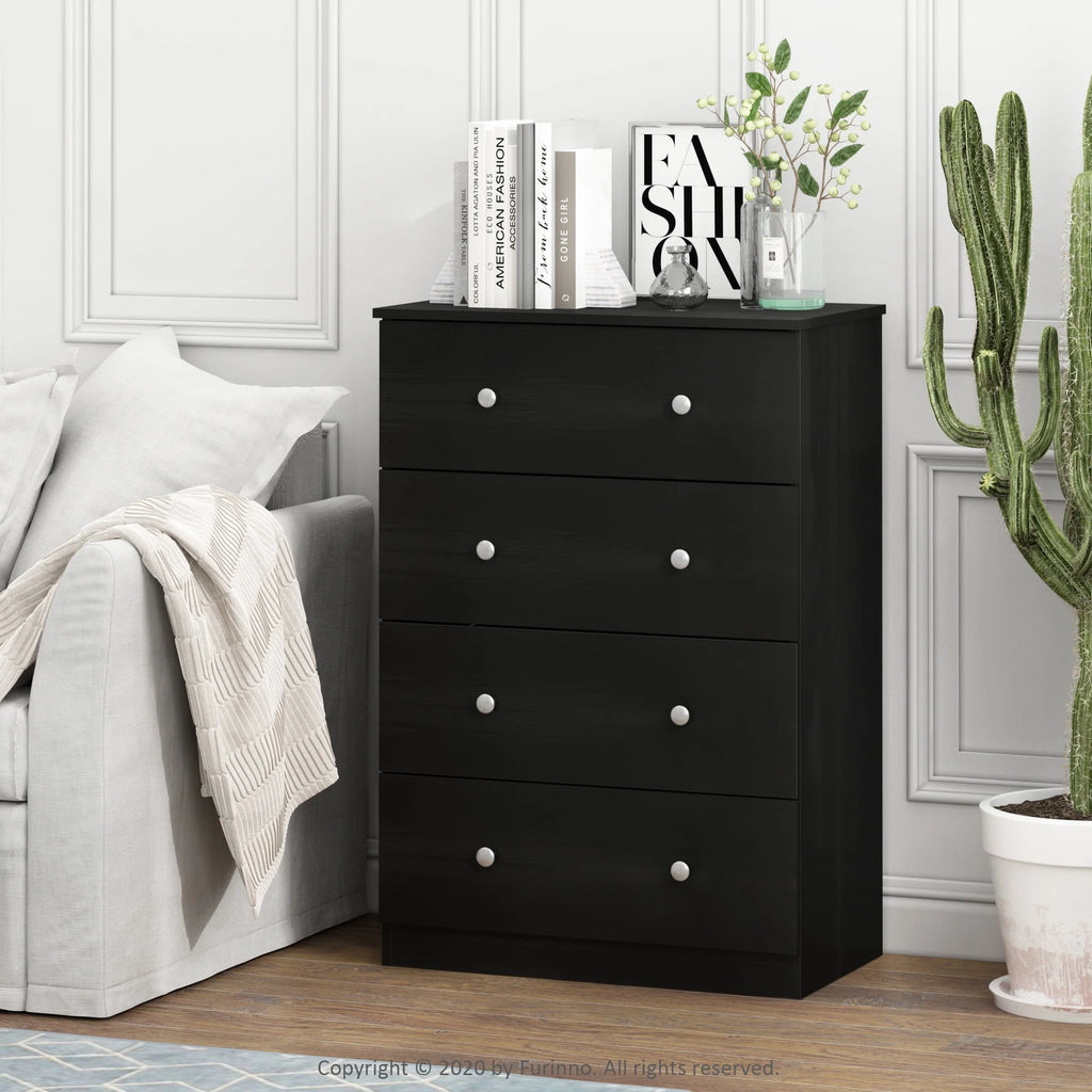 4 Drawer White Dresser C230