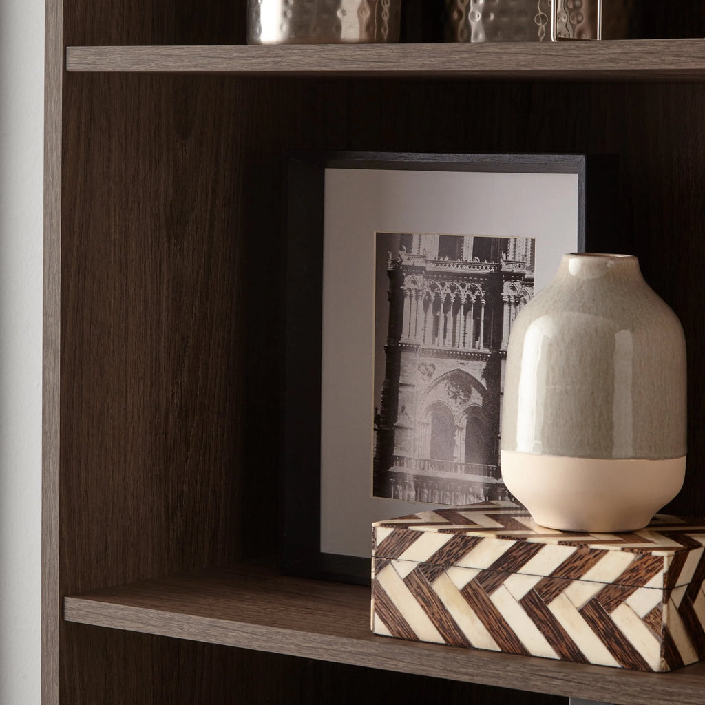 5-Shelf Bookcase with Adjustable Shelves L435