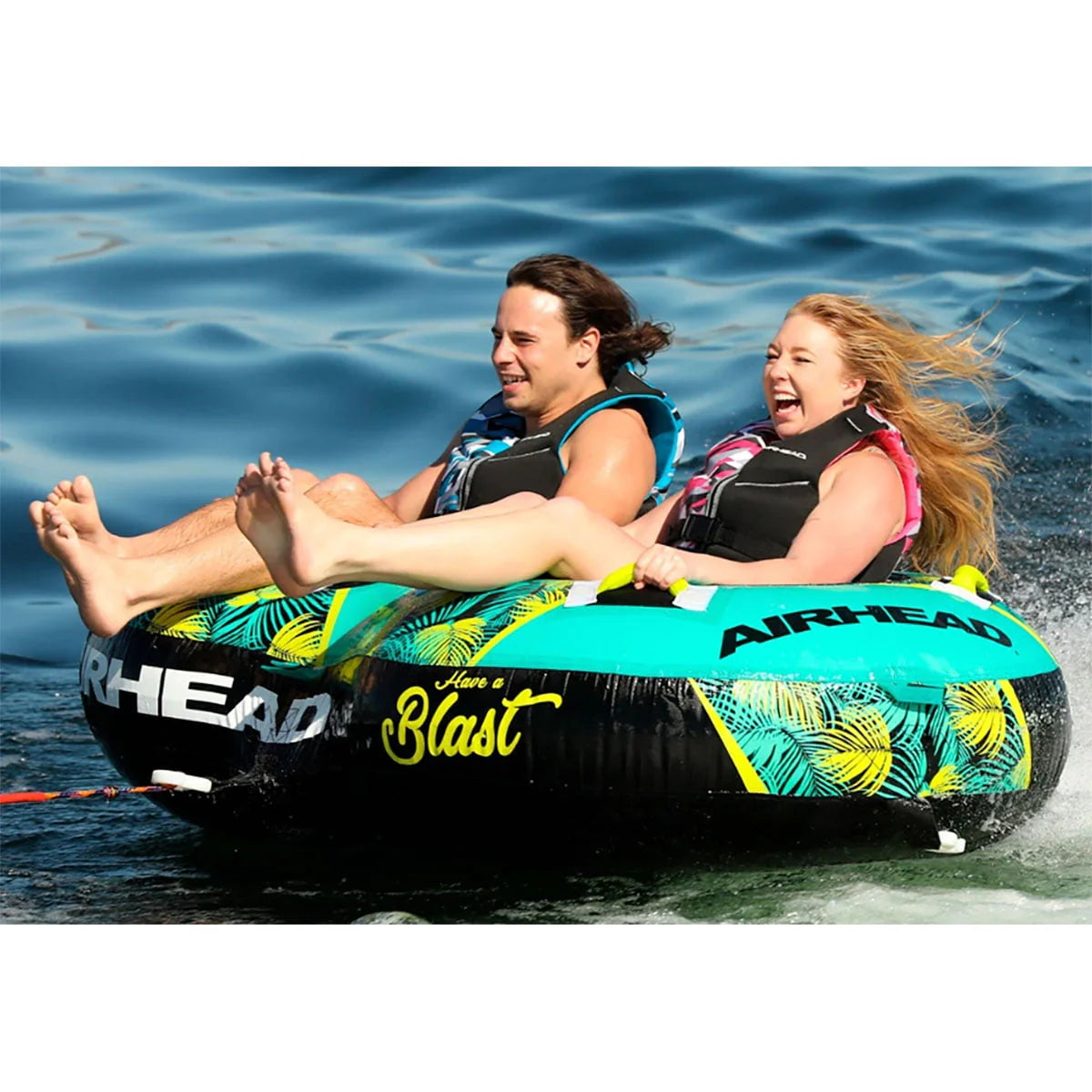 Inflatable 2-Person Towable Water Tube H7189