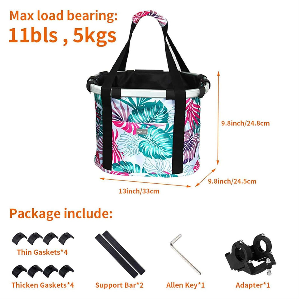 Folding Detachable Bicycle Handlebar Basket P793841