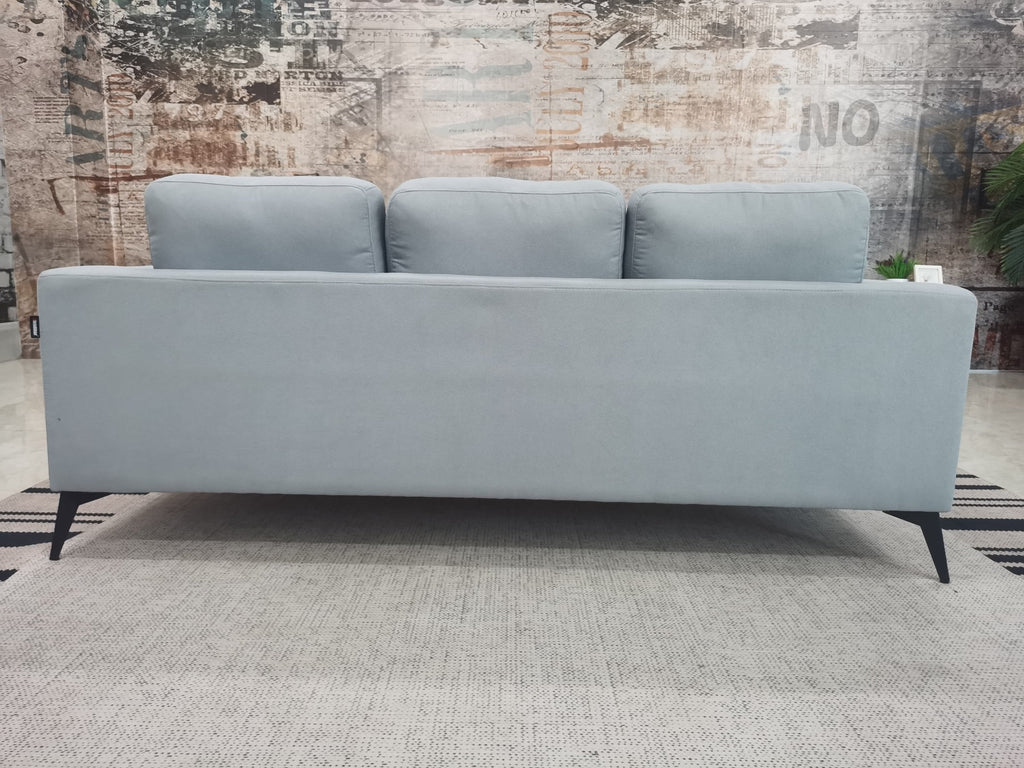 Gray Linen Fabric 3 Seater Sofa H580942