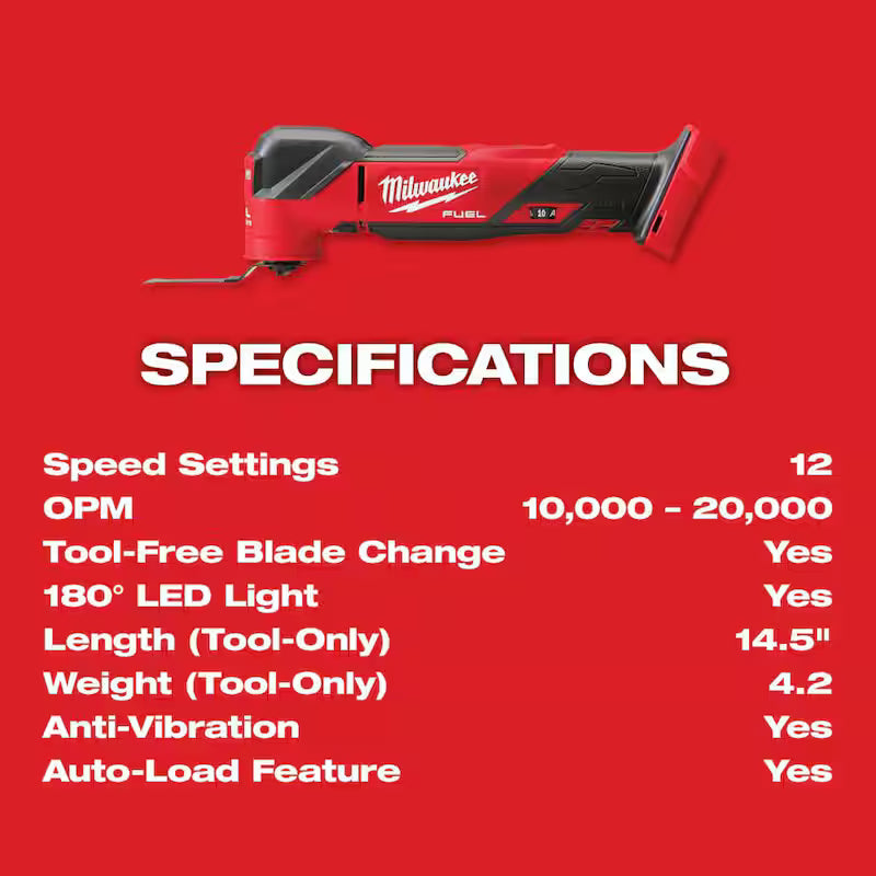 18V Cordless Brushless Oscillating Multi-Tool Kit with 6.0Ah Batteries V5652