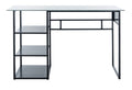 White Marble Glass Writing Desk M64949