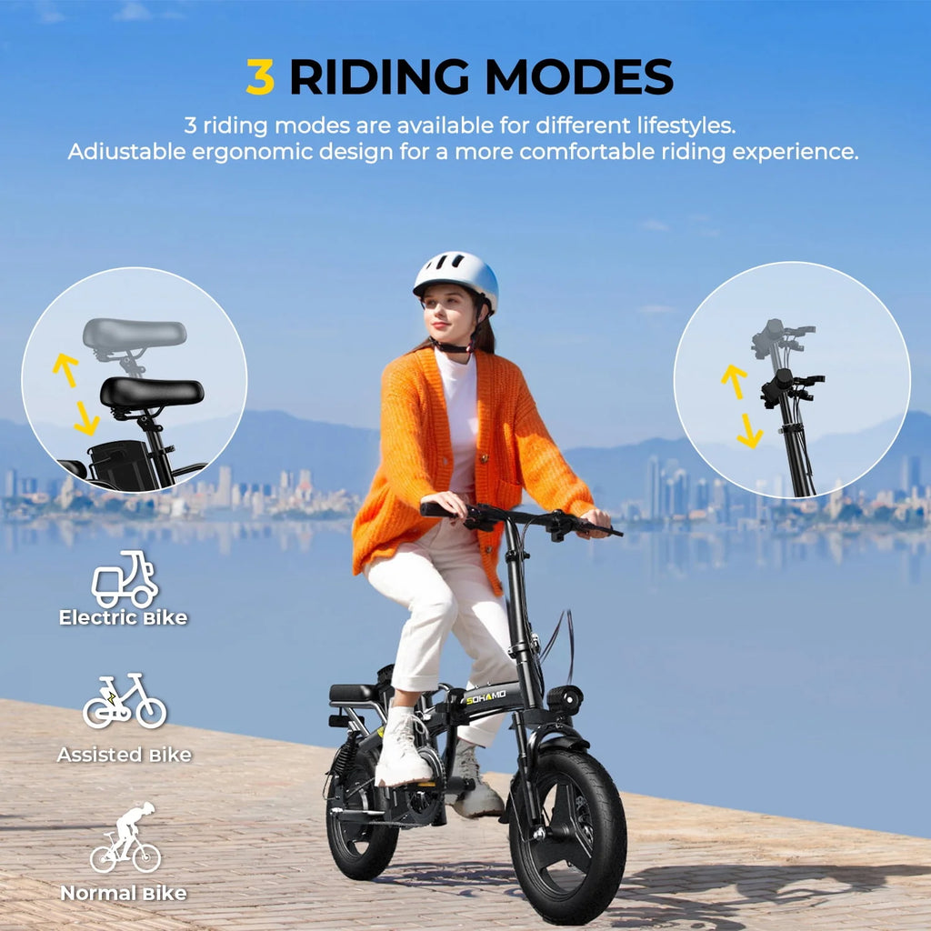Folding Electric Bike 400W 48V 13Ah J296