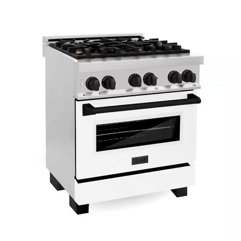 30 in. 4 Burner Dual Fuel Range in Stainless Steel Z23408