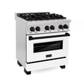 30 in. 4 Burner Dual Fuel Range in Stainless Steel Z23408